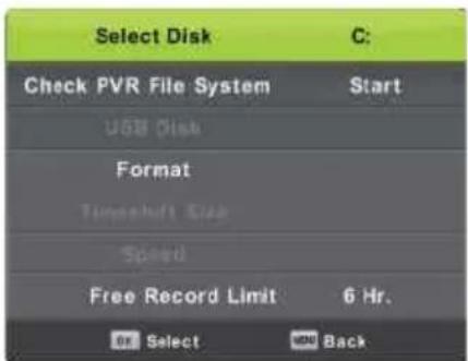 Vivax TV-32LE91T2W - PVR File System (PVR sistem datoteke) - 1