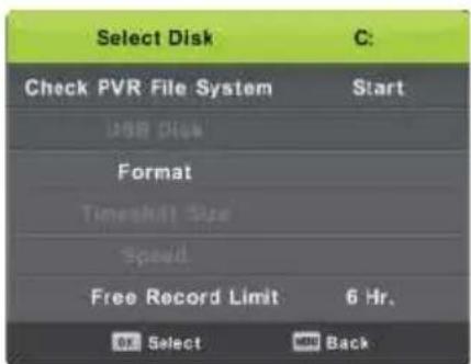Vivax TV-32LE91T2W - PVR File System (PVR систем датотека) - 1
