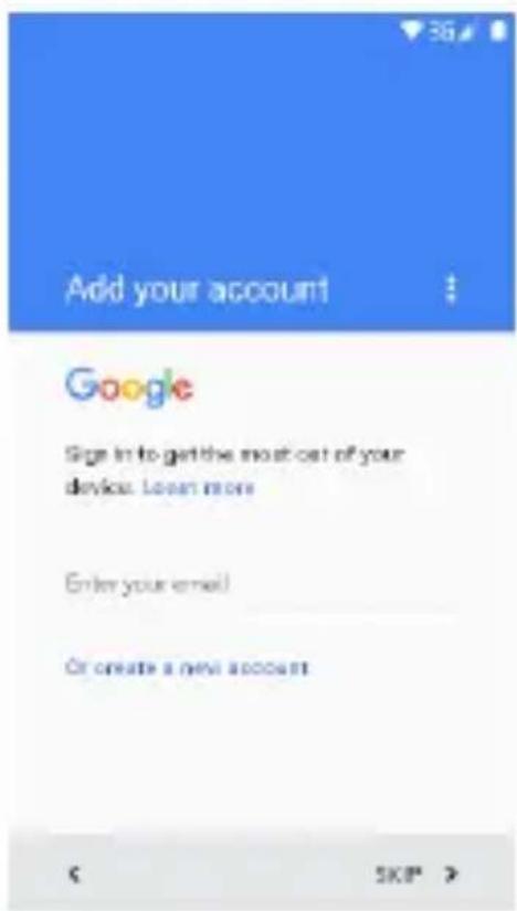 Add your account Google Sign in to get the most out of your device. Loan more Enter your email Or create a new account