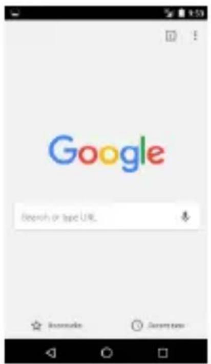 Google Search or type URL.