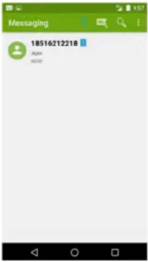 Messaging 18516212218 Begin Note