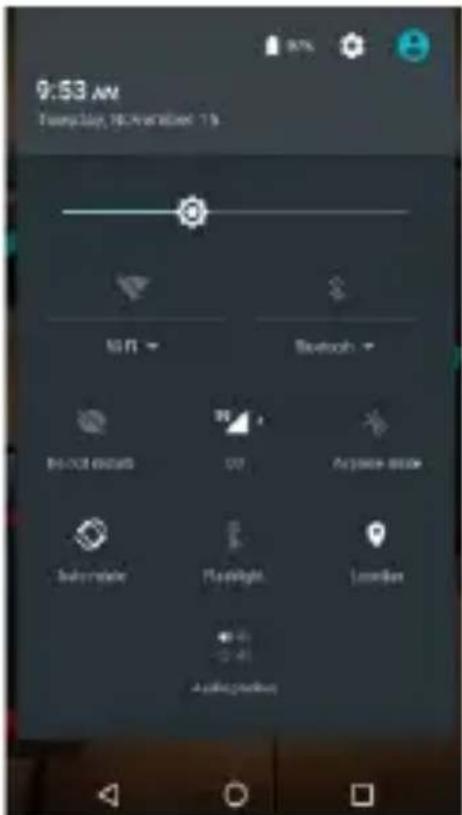 9:53 AM Tremplay, 76/Novartel 1% NO IT Bluetooth BI-ICE INPUTS 02 Airplane mode Submarine Playlight Lockbox Audio/radio