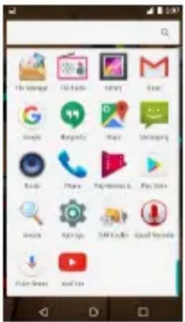 Screenshot of a mobile app home screen displaying a grid of app icons with Chinese labels.