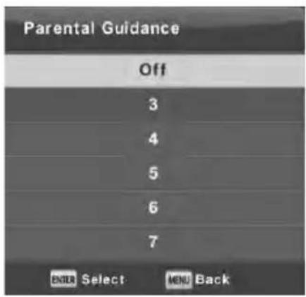 Vivax TV-24LE76T2 - Roditeljsko zaključavanje (Parental Guidance) - 1