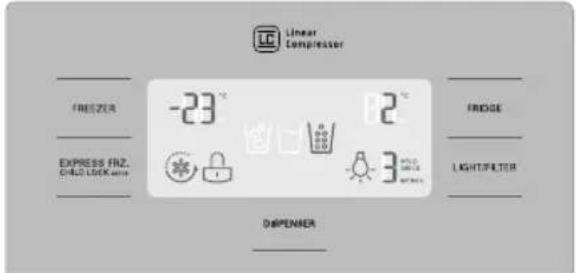 LG GS5162SVLV - POZOR: - 2