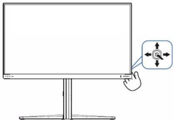 PHILIPS 27M2N5510P - 控制按钮描述 - 1