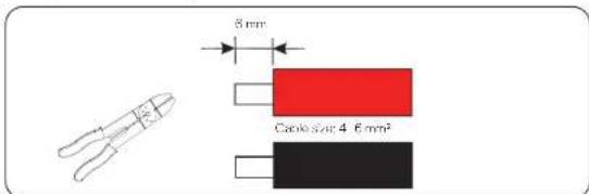 8 mm Cable Size 4.6 mm²
