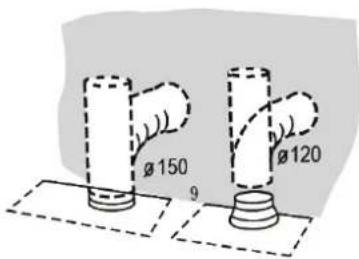 Ø150 9 Ø120