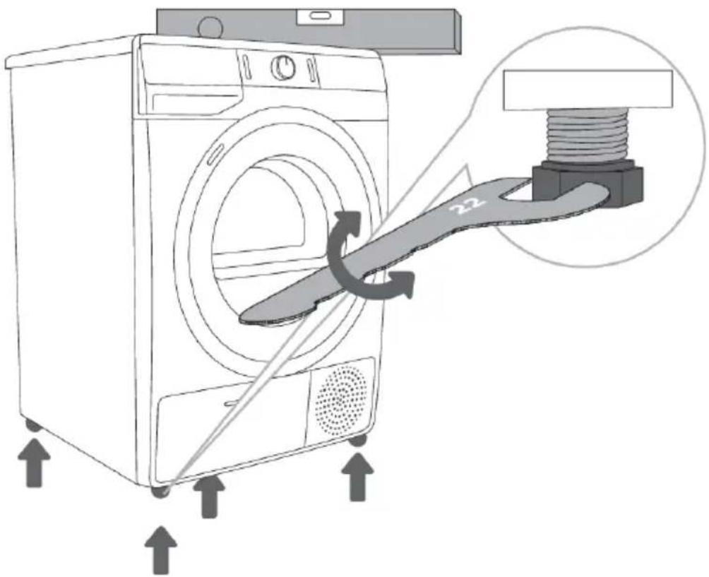 GORENJE D2PNE92 - Nastavitevnogicsušilnegastroja - 1