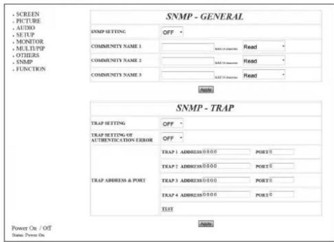 SHARP PN-U423 - SNMP - 1