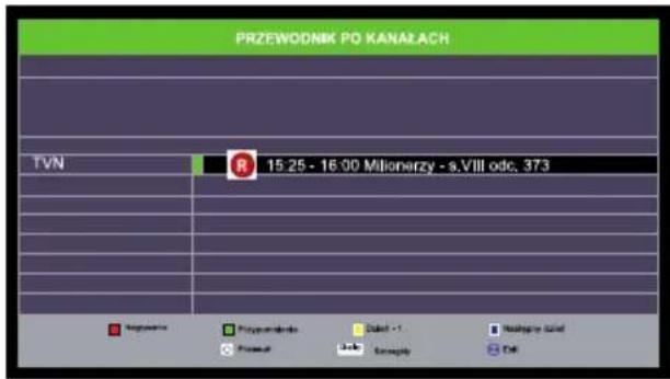Opticum LE-24Z1S - Programowanie timera poprzez przegląd programów - 1