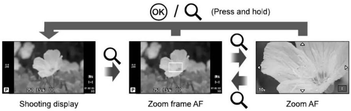 OLYMPUS E-PL5 - Zoom frame AF/zoom AF - 1