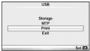USB Storage MTP Print Exit Set OK