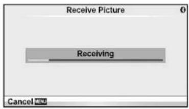 Receive Picture Receiving Cancel ⓤ