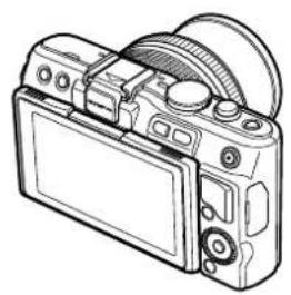 OLYMPUS E-PL5 - Press the ON/OFF button to turn on the camera. - 2