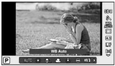 OLYMPUS E-PL5 - Adjusting color (white balance) - 1