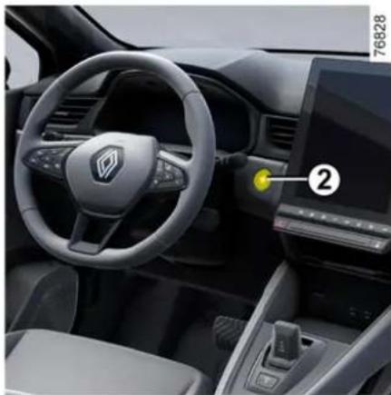 RENAULT Captur (2025) - Štartovanie, zastavenie motora - 2