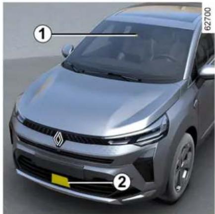 RENAULT Captur (2025) - Upozornenie na bezpečnost- nú vzdialenost - 1