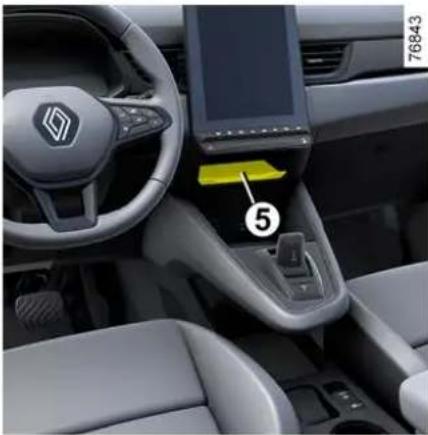RENAULT Captur (2025) - Odkladacie priestory v stre- dovom paneli 5 a 6 - 1