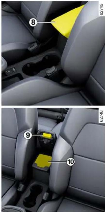 RENAULT Captur (2025) - Odkladacie priestory v stre- dovom paneli 5 a 6 - 2