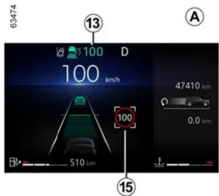 63474 13 100 km/h D 100 510 km 47410 km 0.0 km 15 A