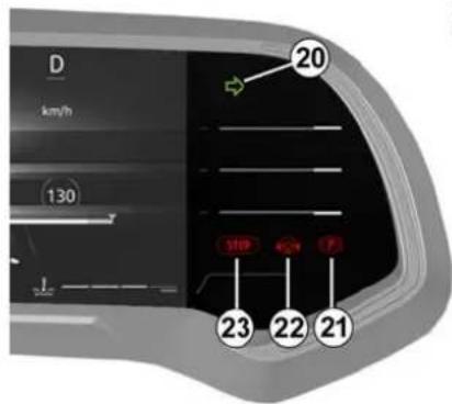 D km/h 130 20 SHP 23 22 21