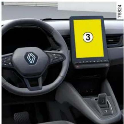 RENAULT Captur (2025) - Aktivácia, deaktivácia systému z multimedialnej obrazovky 3 - 1