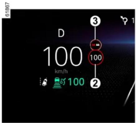 61867 D 100 km/h Sj 100 ③ 100 ②
