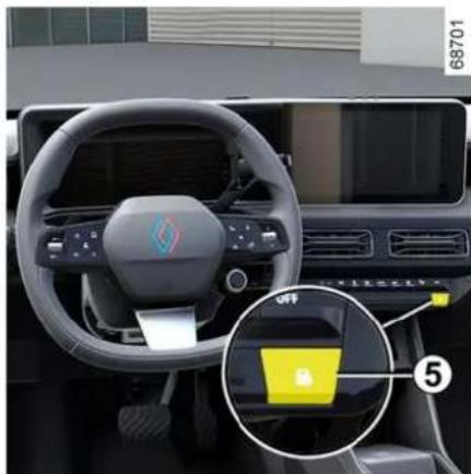 RENAULT 4 E-Tech electric (2025) - Zamykanie, odomykanie otváracích prvkov a dverí - 6