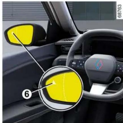 RENAULT 4 E-Tech electric (2025) - Umiestnenie bočných radarov 3 - 5