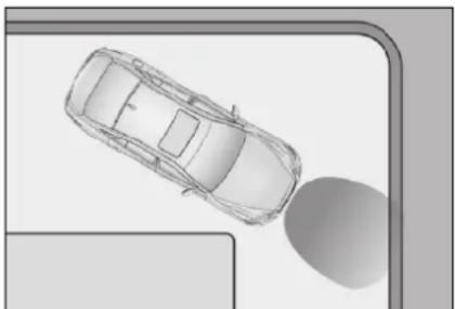 LEXUS LS 350 (2017) - ■ Situácia, v których sa funkcia Parking Support Brake (statické objekty) môže uviest do činnosti, aj ked'nehrozí možnosť kolízie. - 1