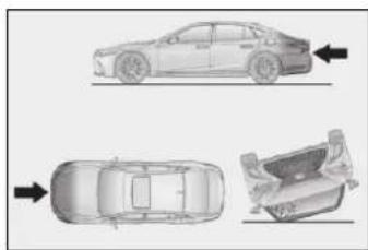 LEXUS LS 350 (2017) - Podmienky nafúknutia SRS airbagov (bočné a hlavové SRS airbagy) - 4