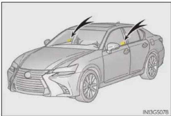 LEXUS GS 300h (2016) - ■ Zaistenie správnej funkcie systému - 1