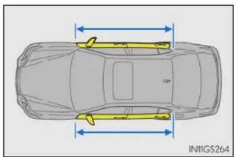 LEXUS GS 300h (2016) - ■Typy kolízií, pri ktorých sa nemusia SRS airbagy nafúknut' (čelné SRS airbagy) - 5