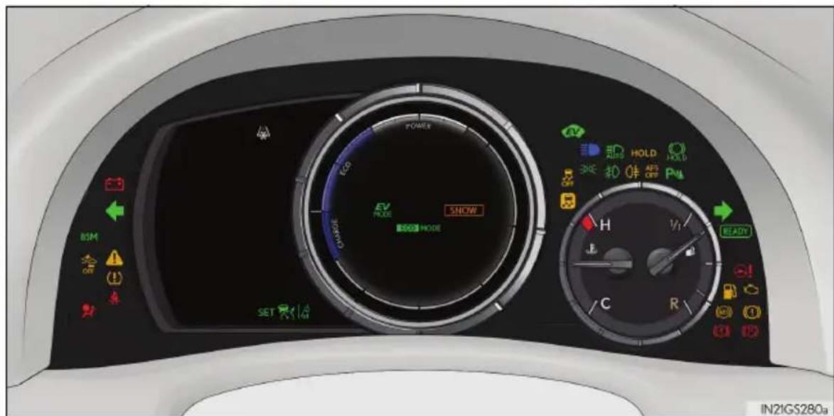 POWER EV MODE SNOW EVO MODE H C R IN21GS280a