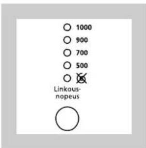 ROSENLEW RTT2050 - Valitse linkousnopeus tai "toiminto - 1
