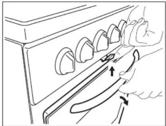 ELECTROLUX EKC55565OW - Öppna produktluckan: - 1