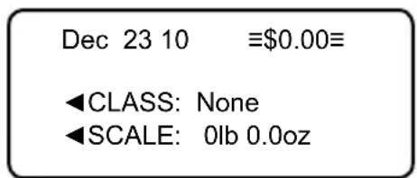 Dec 23 10 ≡$0.00≡ ◄CLASS: None ◄SCALE: 0lb 0.0oz