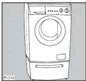 ZANUSSI FAE 1226 - Asennus jalustan päälle - 1