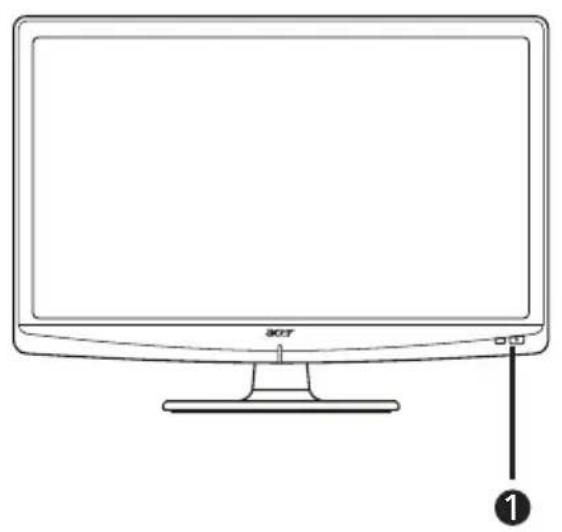 ACER AT2026M - TV:n katsomisen aloittaminen - 1