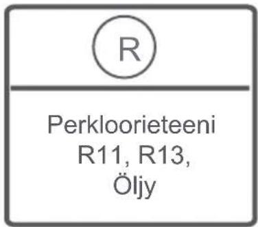 R Perkloorieteeni R11, R13, Öljy