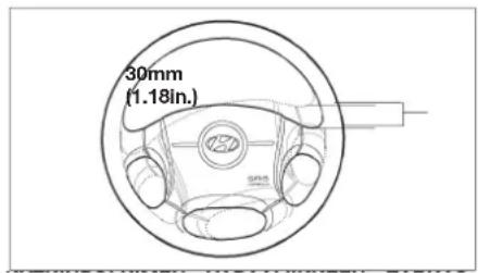 HYUNDAI Matrix (2002) - OHJAUSPYÖRÄN VAPAALIIKKEEN TARKASTUS - 1