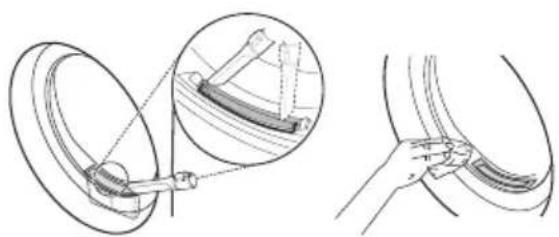 LG RV3DN8049 - Puhdista ulompi nukkasihti - 1