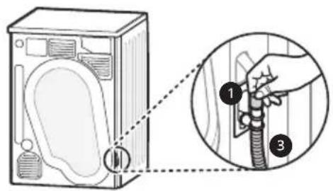 LG RV3DN8049 - Valinnaisen poistoletkun asentaminen - 2
