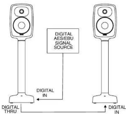 GENELEC Signature 6040R - Connecting audio signals - 3