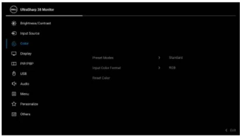 DELL U3824DW - Input Source (Tulolähde) - 3