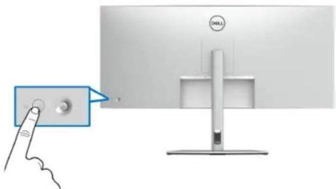 DELL U3824DW - Kytke näytön virta päälle - 1