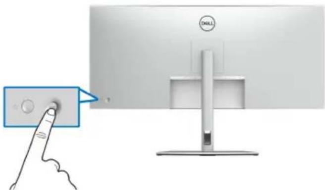 DELL U3824DW - Kytke näytön virta päälle - 2