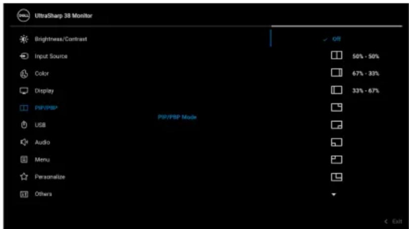 DELL U3824DW - PIP/PBP Mode (PIP/PBP-tila) - 1