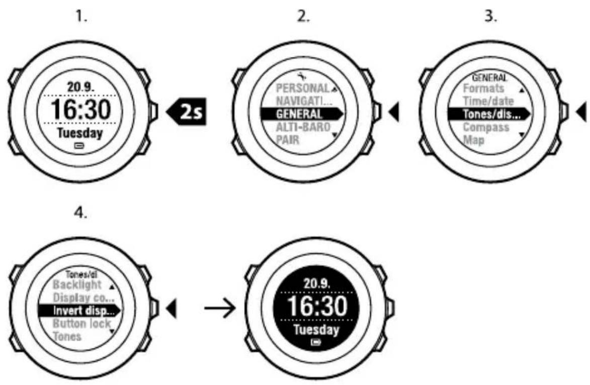 SUUNTO Ambit2 S HR - Inverting display - 1